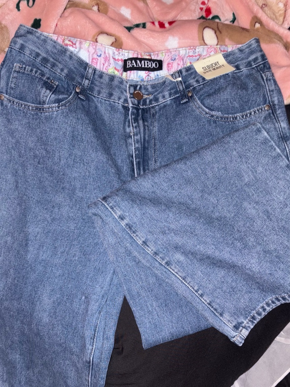 BAMBOO Women's Light Blue High-Rise Denim Jeans